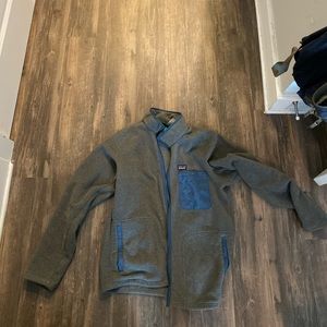 Patagonia synchilla fleece, L, Mint